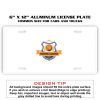 6 X 12 Full Size Aluminum License Plate for Cars and Trucks  Thumbnail