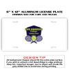 6 X 12 Full Size Aluminum License Plate for Cars and Trucks  Thumbnail