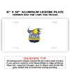 6 X 12 Full Size Aluminum License Plate for Cars and Trucks  Thumbnail