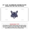 6 X 12 Full Size Aluminum License Plate for Cars and Trucks  Thumbnail