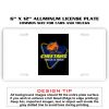 6 X 12 Full Size Aluminum License Plate for Cars and Trucks  Thumbnail
