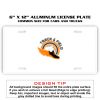 6 X 12 Full Size Aluminum License Plate for Cars and Trucks  Thumbnail