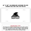 6 X 12 Full Size Aluminum License Plate for Cars and Trucks  Thumbnail