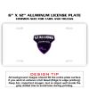 6 X 12 Full Size Aluminum License Plate for Cars and Trucks  Thumbnail