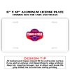 6 X 12 Full Size Aluminum License Plate for Cars and Trucks  Thumbnail