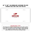 6 X 12 Full Size Aluminum License Plate for Cars and Trucks  Thumbnail