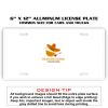 6 X 12 Full Size Aluminum License Plate for Cars and Trucks  Thumbnail