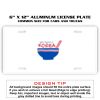6 X 12 Full Size Aluminum License Plate for Cars and Trucks  Thumbnail