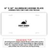 6 X 12 Full Size Aluminum License Plate for Cars and Trucks  Thumbnail