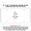 6 X 12 Full Size Aluminum License Plate for Cars and Trucks  Thumbnail