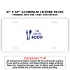 6 X 12 Full Size Aluminum License Plate for Cars and Trucks  Thumbnail