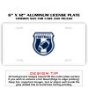 6 X 12 Full Size Aluminum License Plate for Cars and Trucks  Thumbnail
