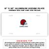 6 X 12 Full Size Aluminum License Plate for Cars and Trucks  Thumbnail