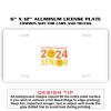 6 X 12 Full Size Aluminum License Plate for Cars and Trucks  Thumbnail