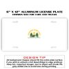 6 X 12 Full Size Aluminum License Plate for Cars and Trucks  Thumbnail