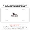 6 X 12 Full Size Aluminum License Plate for Cars and Trucks  Thumbnail
