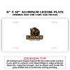 6 X 12 Full Size Aluminum License Plate for Cars and Trucks  Thumbnail