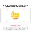 6 X 12 Full Size Aluminum License Plate for Cars and Trucks  Thumbnail