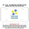 6 X 12 Full Size Aluminum License Plate for Cars and Trucks  Thumbnail