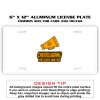 6 X 12 Full Size Aluminum License Plate for Cars and Trucks  Thumbnail