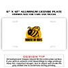 6 X 12 Full Size Aluminum License Plate for Cars and Trucks  Thumbnail