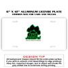 6 X 12 Full Size Aluminum License Plate for Cars and Trucks  Thumbnail
