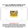 6 X 12 Full Size Aluminum License Plate for Cars and Trucks  Thumbnail