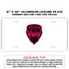 6 X 12 Full Size Aluminum License Plate for Cars and Trucks  Thumbnail