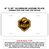 6 X 12 Full Size Aluminum License Plate for Cars and Trucks  Thumbnail
