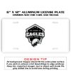 6 X 12 Full Size Aluminum License Plate for Cars and Trucks  Thumbnail