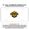 6 X 12 Full Size Aluminum License Plate for Cars and Trucks  Thumbnail