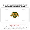 6 X 12 Full Size Aluminum License Plate for Cars and Trucks  Thumbnail