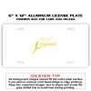 6 X 12 Full Size Aluminum License Plate for Cars and Trucks  Thumbnail