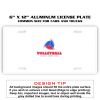 6 X 12 Full Size Aluminum License Plate for Cars and Trucks  Thumbnail