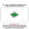 6 X 12 Full Size Aluminum License Plate for Cars and Trucks  Thumbnail