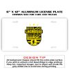 6 X 12 Full Size Aluminum License Plate for Cars and Trucks  Thumbnail