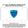 6 X 12 Full Size Aluminum License Plate for Cars and Trucks  Thumbnail
