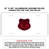6 X 12 Full Size Aluminum License Plate for Cars and Trucks  Thumbnail
