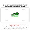 6 X 12 Full Size Aluminum License Plate for Cars and Trucks  Thumbnail