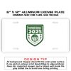 6 X 12 Full Size Aluminum License Plate for Cars and Trucks  Thumbnail