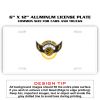 6 X 12 Full Size Aluminum License Plate for Cars and Trucks  Thumbnail
