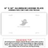 6 X 12 Full Size Aluminum License Plate for Cars and Trucks  Thumbnail