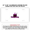 6 X 12 Full Size Aluminum License Plate for Cars and Trucks  Thumbnail