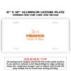 6 X 12 Full Size Aluminum License Plate for Cars and Trucks  Thumbnail