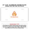 6 X 12 Full Size Aluminum License Plate for Cars and Trucks  Thumbnail