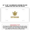 6 X 12 Full Size Aluminum License Plate for Cars and Trucks  Thumbnail