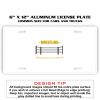6 X 12 Full Size Aluminum License Plate for Cars and Trucks  Thumbnail