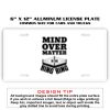 6 X 12 Full Size Aluminum License Plate for Cars and Trucks  Thumbnail