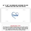 6 X 12 Full Size Aluminum License Plate for Cars and Trucks  Thumbnail