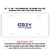 6 X 12 Full Size Aluminum License Plate for Cars and Trucks  Thumbnail
